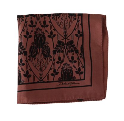 Dolce & Gabbana - Elegant Floral Silk Pocket Square