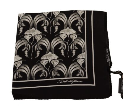 Dolce & Gabbana - Elegant Silk Floral Pocket Square