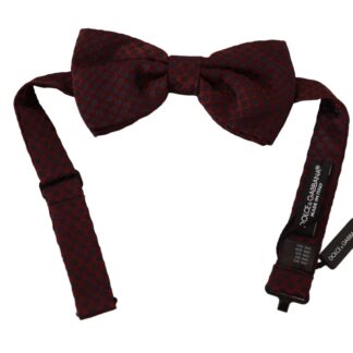 Dolce & Gabbana - Elegant Silk Patterned Bow Tie