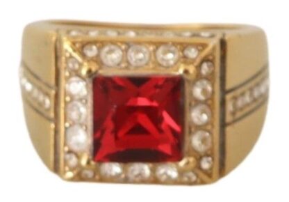 Dolce & Gabbana - Regal Baroque Red Crystal Ring