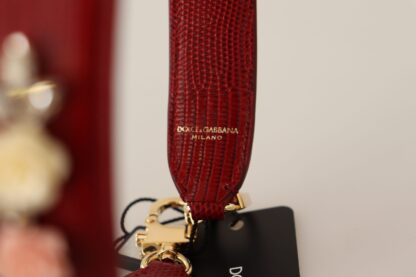 Dolce & Gabbana - Exotic Leather Red Shoulder Bag Strap