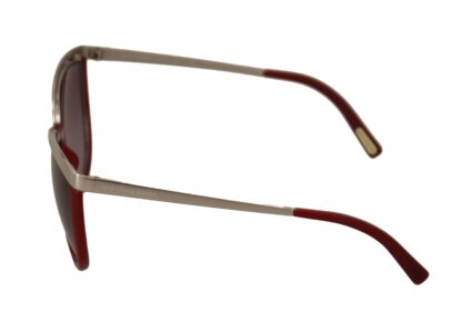 Dolce & Gabbana - Chic Silver Maroon Sunglasses for Her