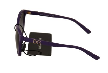 Dolce & Gabbana - Elegant Purple Frame Black Lens Shades