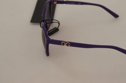 Dolce & Gabbana - Elegant Purple Frame Black Lens Shades