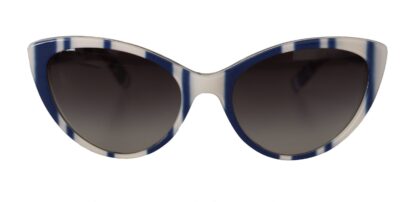 Dolce & Gabbana - Elegant Blue & White Women's Sunglasses