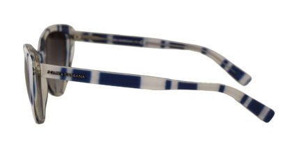 Dolce & Gabbana - Elegant Blue & White Women's Sunglasses