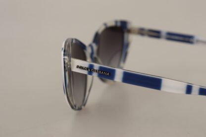 Dolce & Gabbana - Elegant Blue & White Women's Sunglasses