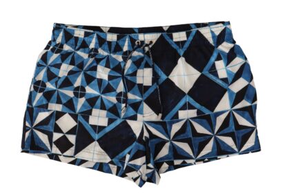 Dolce & Gabbana - Majestic Majolica Print Swim Trunks