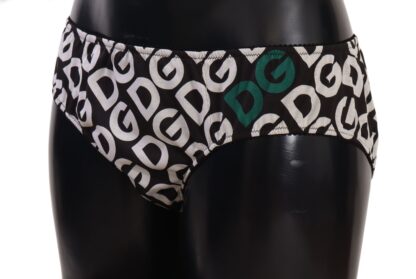 Dolce & Gabbana - Chic Black & White DG Logo Print Bottoms