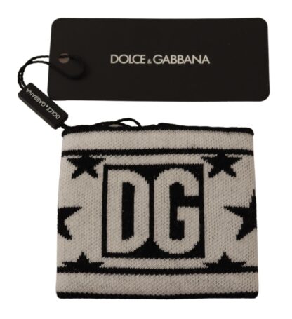 Dolce & Gabbana - Elegant Black and White Wool Wristband