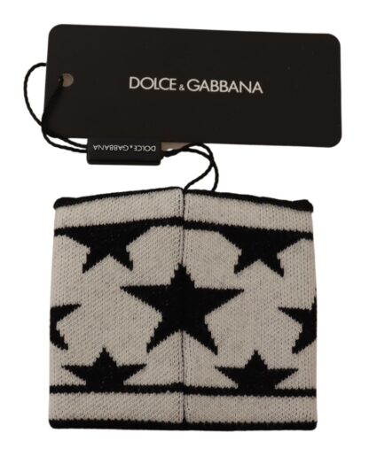 Dolce & Gabbana - Elegant Black and White Wool Wristband