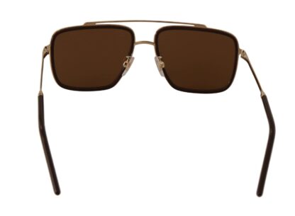 Dolce & Gabbana - Elegant Gold-Black Gradient Men's Sunglasses