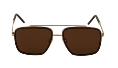 Dolce & Gabbana - Elegant Gold-Black Gradient Men's Sunglasses