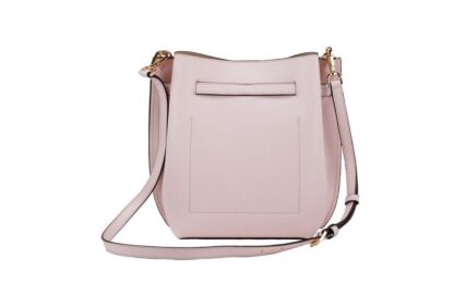 Michael Kors - Emilia Small Powder Blush Pebble Leather Bucket Messenger Handbag