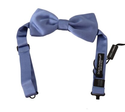 Dolce & Gabbana - Elegant Purple Silk Bow Tie