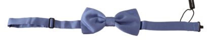 Dolce & Gabbana - Elegant Purple Silk Bow Tie