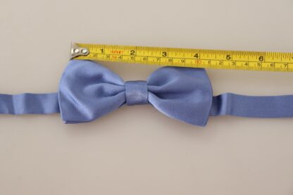 Dolce & Gabbana - Elegant Purple Silk Bow Tie