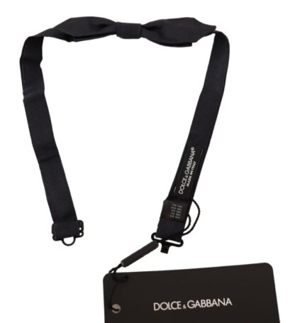 Dolce & Gabbana - Elegant Silk Black Bow Tie