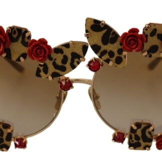 Dolce & Gabbana - Elegant Gold-Toned Metal Sunglasses