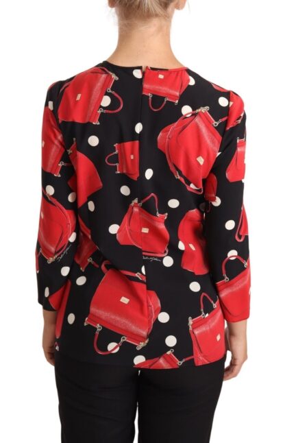 Dolce & Gabbana - Elegant Sicily Bag Print Blouse