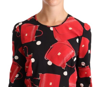 Dolce & Gabbana - Elegant Sicily Bag Print Blouse