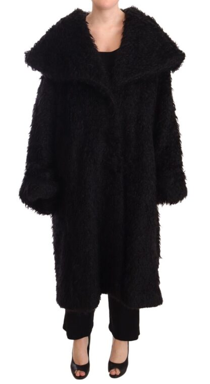 Dolce & Gabbana - Sleek Runway Fur Cape Trench Jacket