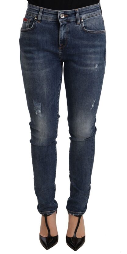 Dolce & Gabbana - Elegant Slim-Fit Distressed Skinny Jeans