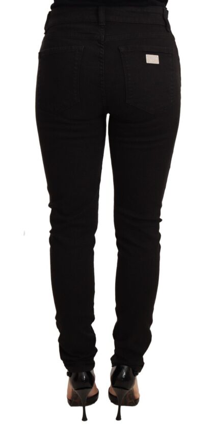 Dolce & Gabbana - Elegant Slim-Fit Black Skinny Jeans