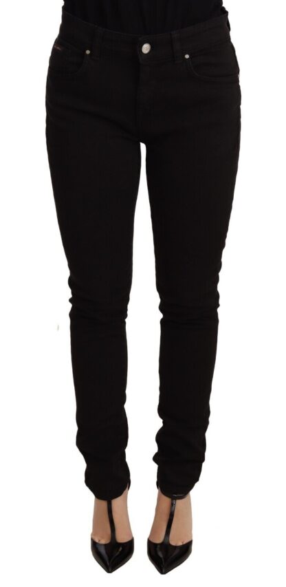 Dolce & Gabbana - Elegant Slim-Fit Black Skinny Jeans