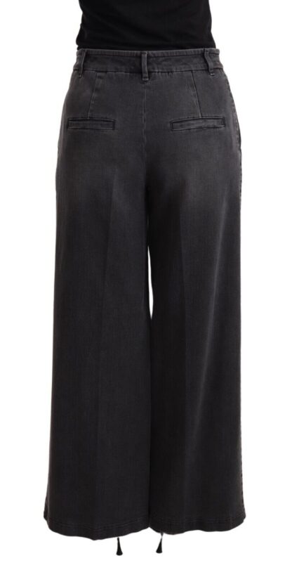 Dolce & Gabbana - Elegant Wide Leg Gray Wash Denim