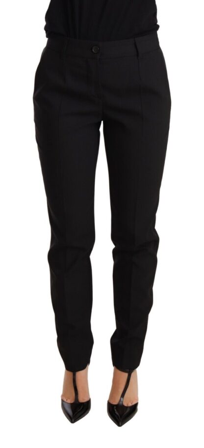 Dolce & Gabbana - Elegant Tapered Virgin Wool Trousers