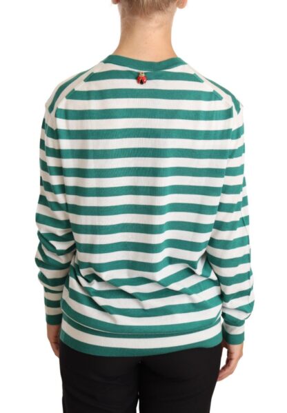 Dolce & Gabbana - Elegant Striped Cashmere-Silk Sweater