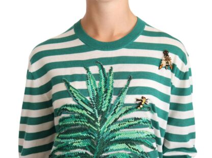 Dolce & Gabbana - Elegant Striped Cashmere-Silk Sweater