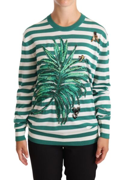 Dolce & Gabbana - Elegant Striped Cashmere-Silk Sweater