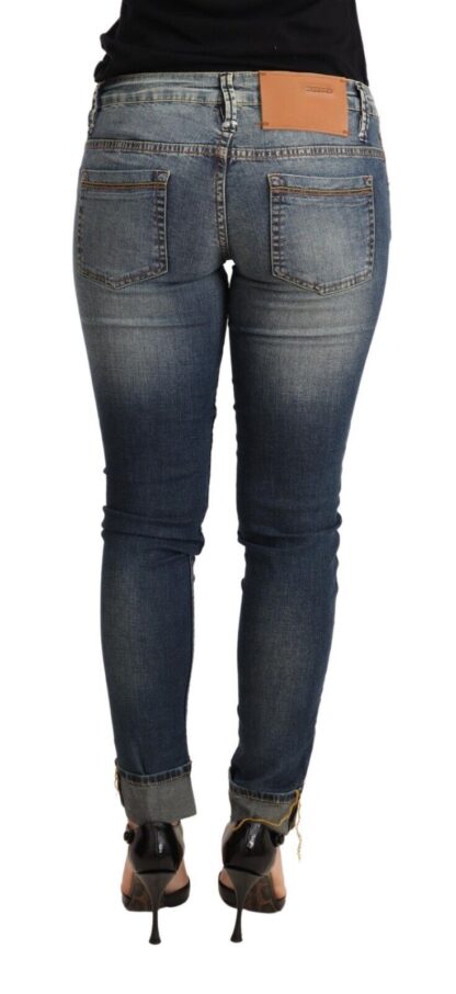 Acht - Chic Blue Washed Skinny Denim