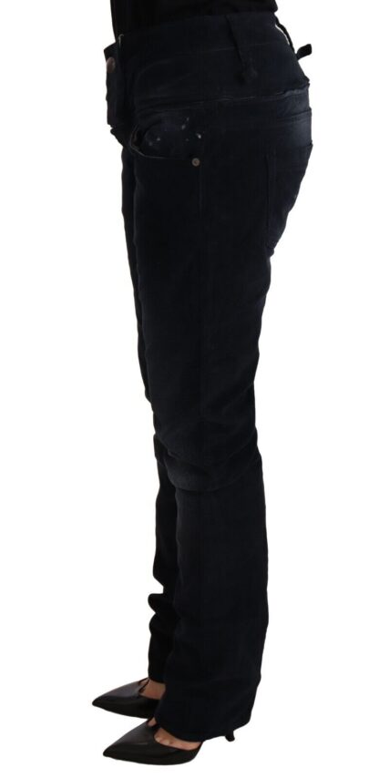 Acht - Elegant Dark Blue Slim-Fit Denim