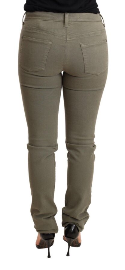 Ermanno Scervino - Chic Green Low Waist Skinny Jeans