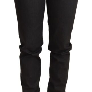 Ermanno Scervino - Chic Dark Blue Low Waist Skinny Jeans