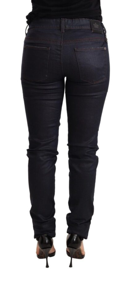 Ermanno Scervino - Chic Dark Blue Low Waist Skinny Jeans