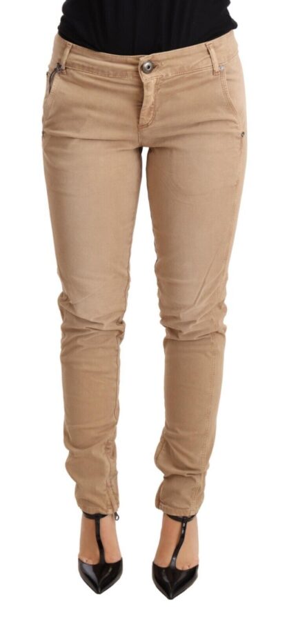 Ermanno Scervino - Chic Low Waist Skinny Cotton Trousers