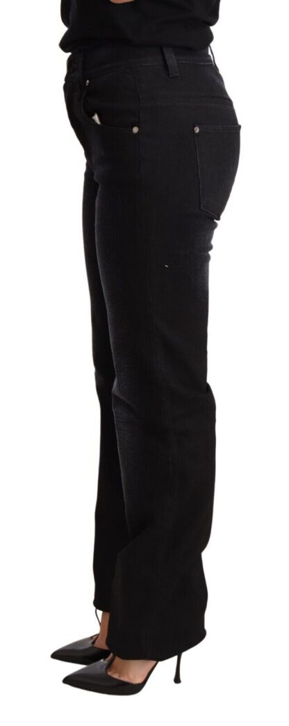 Ermanno Scervino - Chic Black Washed Straight Cut Jeans