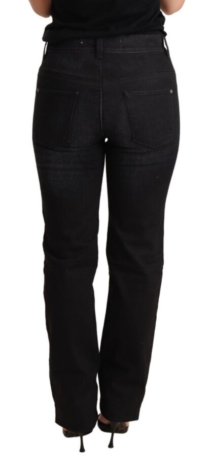 Ermanno Scervino - Chic Black Washed Straight Cut Jeans