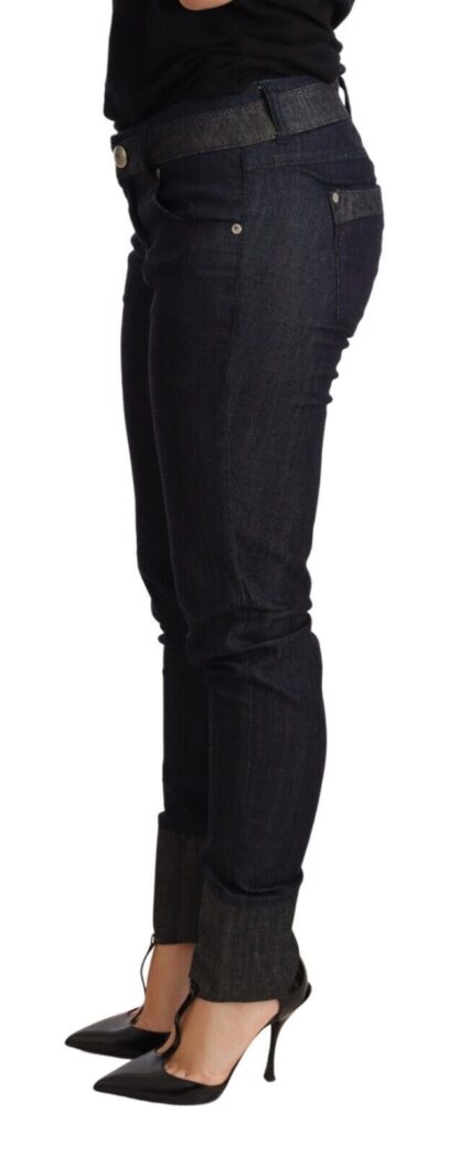 Ermanno Scervino - Chic Dark Blue Skinny Trouser Jeans