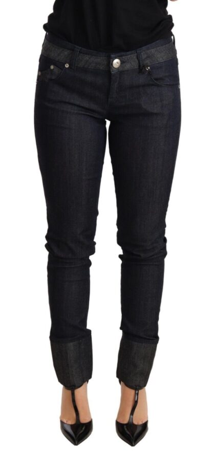 Ermanno Scervino - Chic Dark Blue Skinny Trouser Jeans