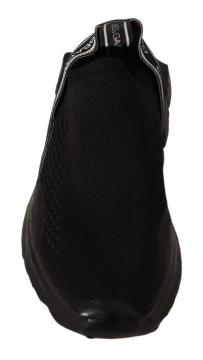 Dolce & Gabbana - Chic Black Sorrento Slip-On Sneakers