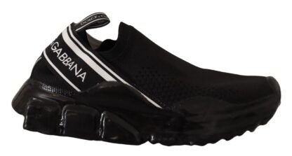 Dolce & Gabbana - Chic Black Sorrento Slip-On Sneakers