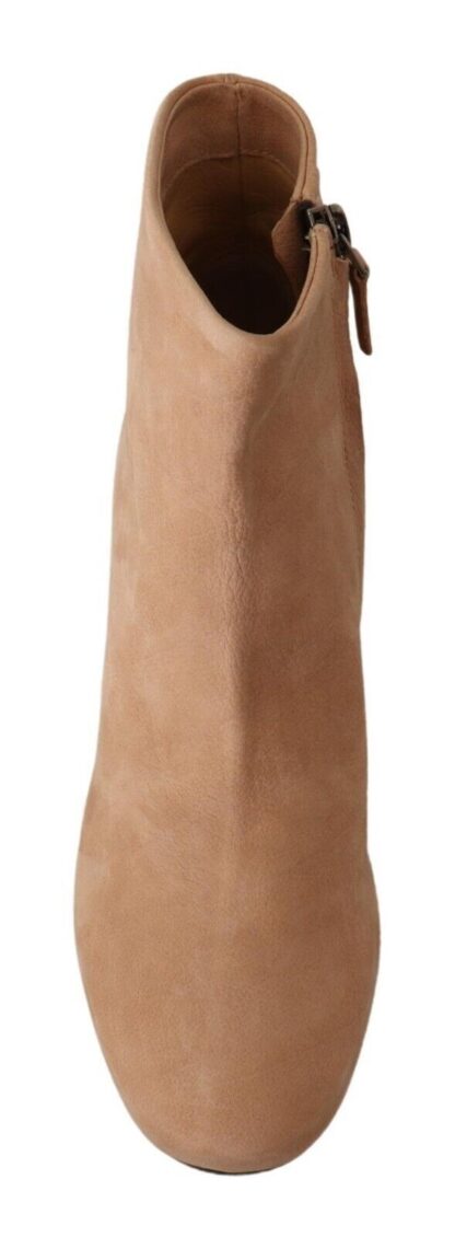 DEL CARLO - Elegant Beige Leather Boots