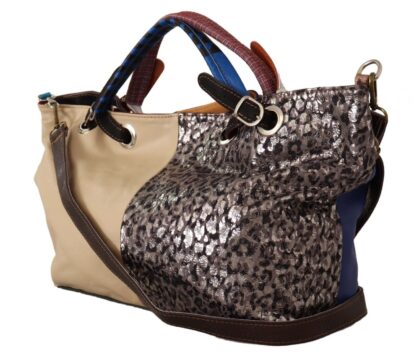 EBARRITO - Chic Multicolor Leather Shoulder Tote Bag