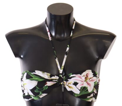 Dolce & Gabbana - Exquisite Floral Print Bikini Top