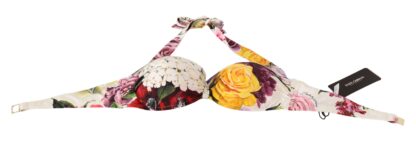 Dolce & Gabbana - Chic Floral Print Bikini Top - Summer Essential